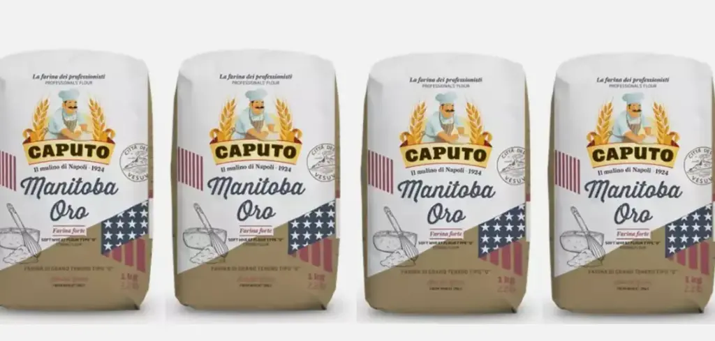 4 x Caputo Farina Manitoba Oro Soft Wheat Flour Ideal for Neapolitan pizza 1kg