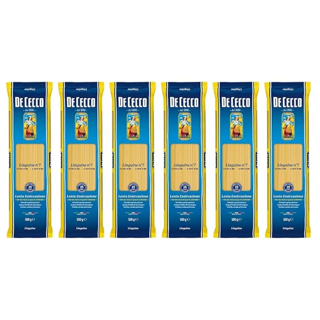 DE CECCO LINGUINE N°7 Pack of 6 (6x 500 g) SPECIALITY ITALIAN