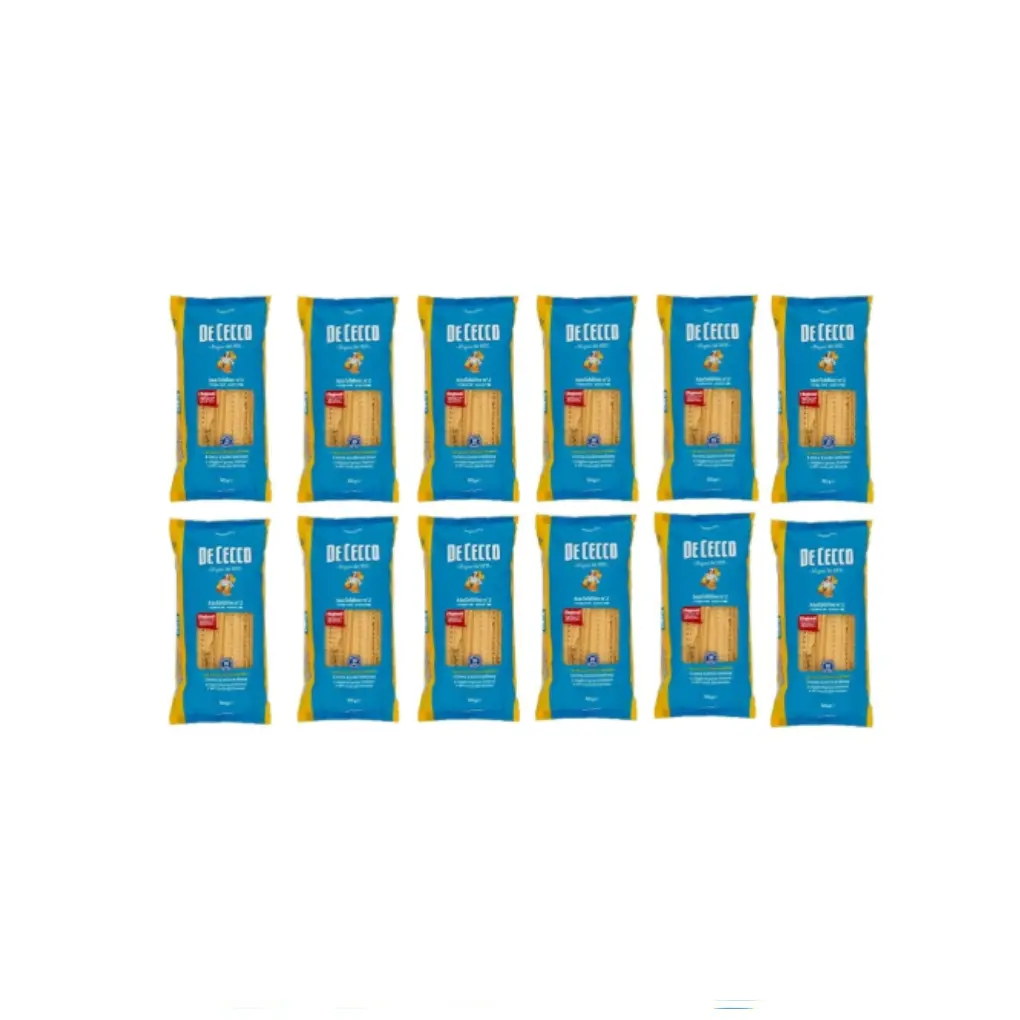  De Cecco Pasta Mafaldine n. 2 100% Italian Pasta-pack of 12 x 500 g