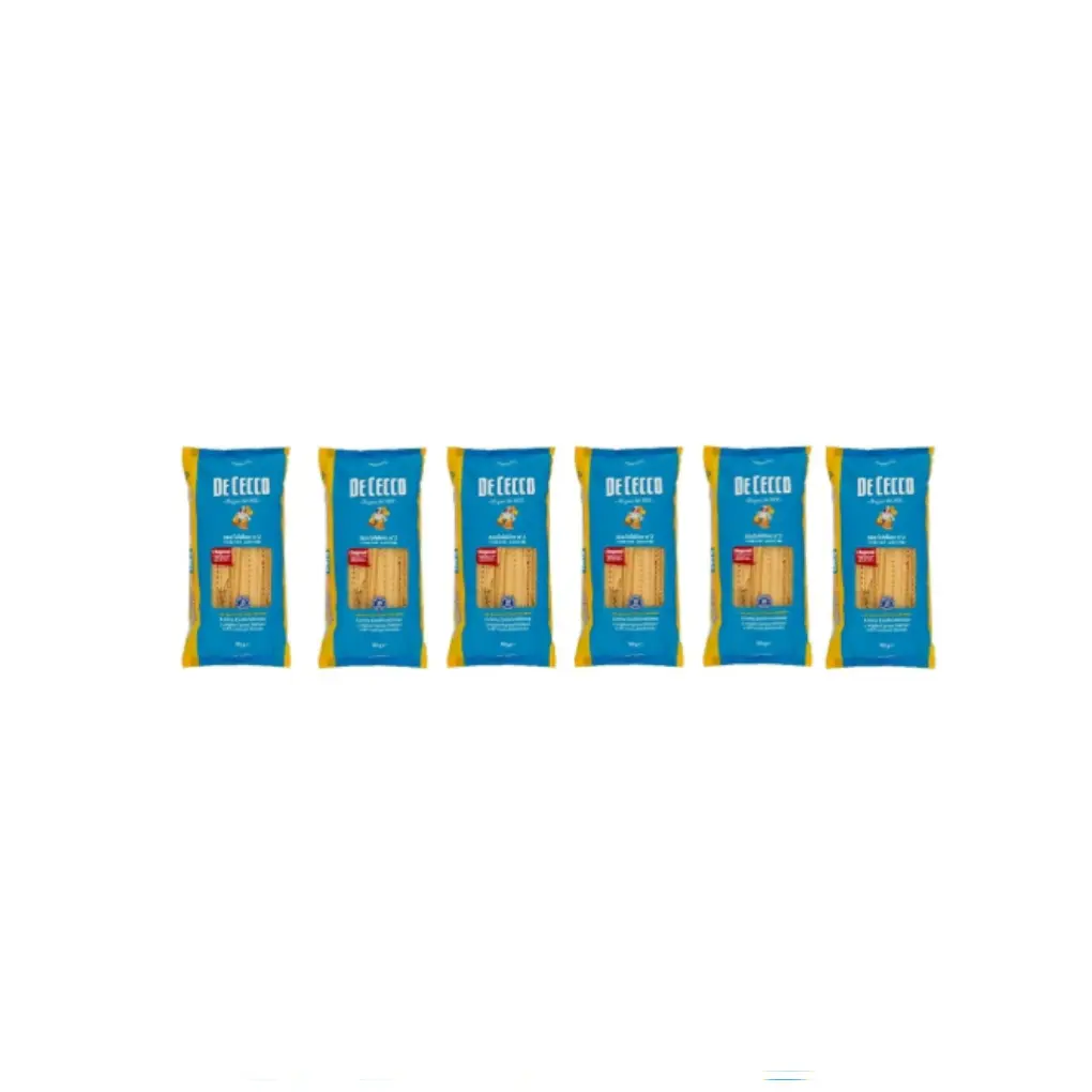 De Cecco Pasta Mafaldine n. 2 100% Italian Pasta-pack of 6 x 500 g