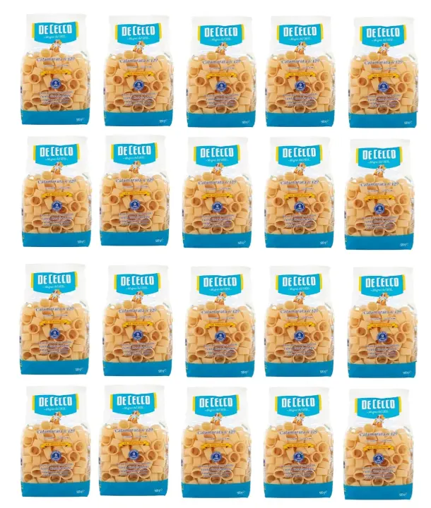  De Cecco Le Specialità Calamarata N°129, 100% Italian Pasta,pack of  20 x 500 g
