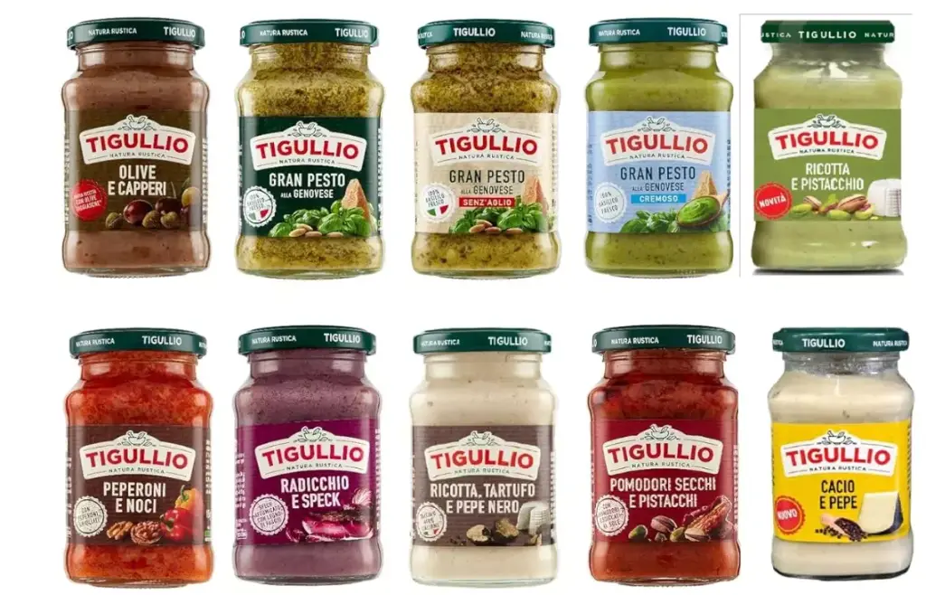 Star Tigullio Gourmet Sauce Selection – 10 x 190g Jars – Italian Pesto & Sauce Variety Box: Cacio e Pepe, Genovese, Olive & Capers, Ricotta Truffle, and More