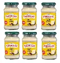 Star Tigullio Pesto Cacio e Pepe Sauce – Creamy Pecorino Romano DOP Pasta Sauce – 6 x 190g Jars