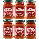 Star Tigullio Gran Pesto Sun-Dried Tomatoes & Pistachios – Gourmet Italian Pasta Sauce – 6 x 190g Jars
