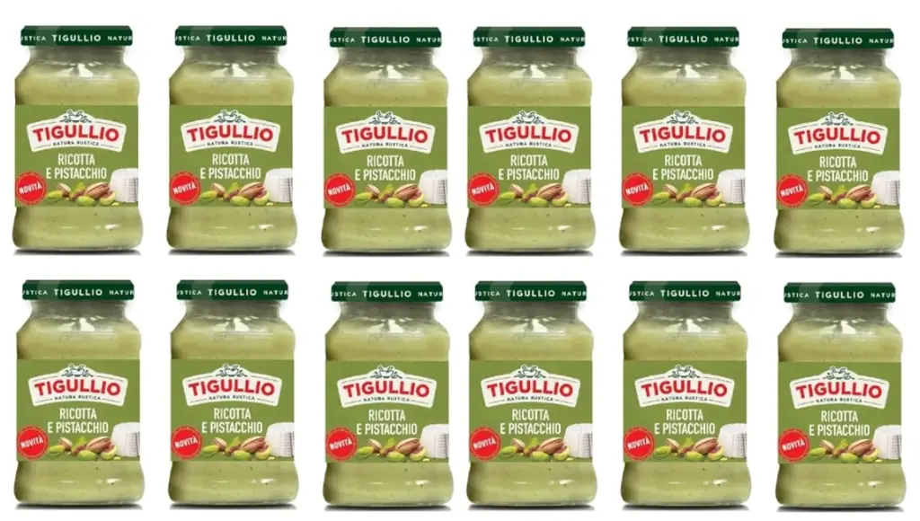 Star Tigullio Pesto with Ricotta and Pistachio, Creamy Italian Pasta Sauce, Gluten Free, 6 x 190g Jars – Ready-to-Use Gourmet Sauce with Delicate Nutty Flavour