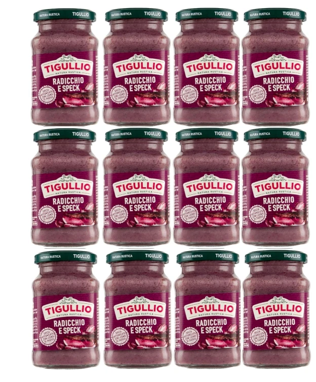 Star Tigullio GranPesto with Radish and Smoked Ham, Creamy Italian Pasta Sauce, 6 x 190g Jars – Ready-to-Use Gourmet Sauce with Bold and Savoury Flavour