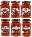 Star Tigullio GranPesto with Peppers and Walnuts, Creamy Italian Pasta Sauce, 6 x 190g Jars – Ready-to-Use Gourmet Sauce with Sweet Red Peppers and Crunchy Walnuts