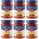 Barilla Rustic Pesto Mediterranean Vegetable Sauce, 6 x 200g Jars – Ready-to-Use Spice and Pasta Sauce, Authentic Italian Pesto with Mediterranean Vegetables