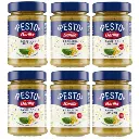 Barilla Pesto Basil and Lemon Spice and Pasta Sauce, 6 x 190g Jars – Ready-to-Use Italian Pasta Sauce with Fresh Basil and Zesty Lemon, Mediterranean Flavour