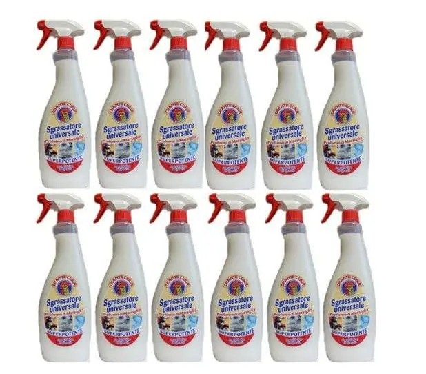12x Chante Clair 'Sgrassatore universale' Superpotente, 650ml