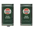 Sasso Olio d'Oliva, Composto da Oli d'Oliva Raffinati e Vergini, 2 x 1 Litro, Prodotto Italiano