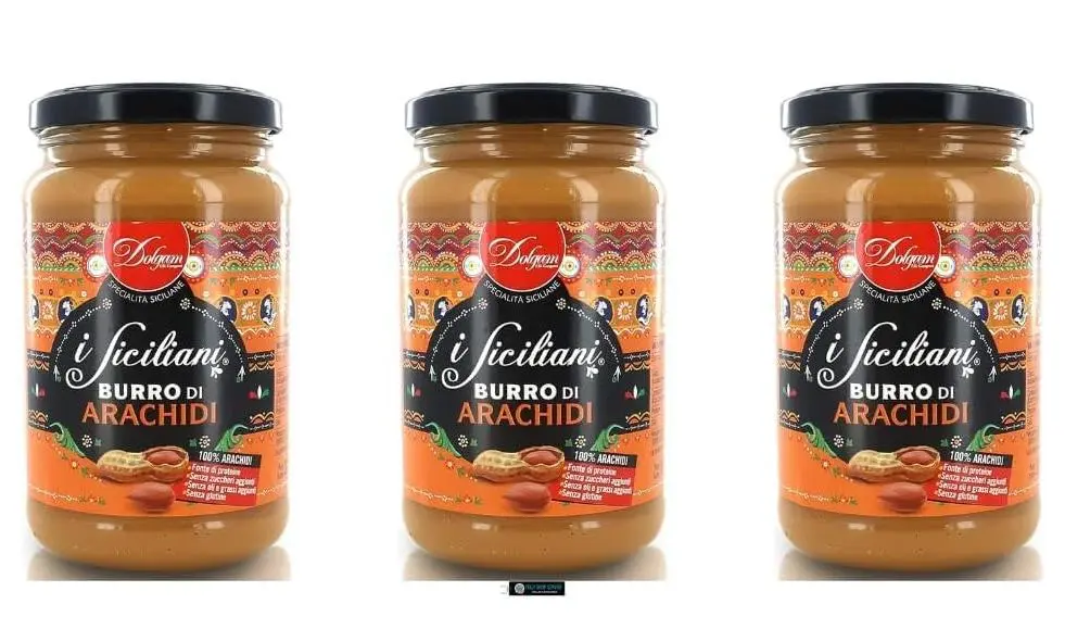 I Siciliani Burro di Arachidi, Set 3 Vasetti, 300g per Vasetto