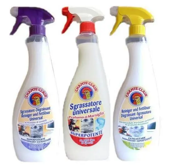 3x Chante Clair 'Sgrassatore universale' Superpotente, 600ml 3 varianti