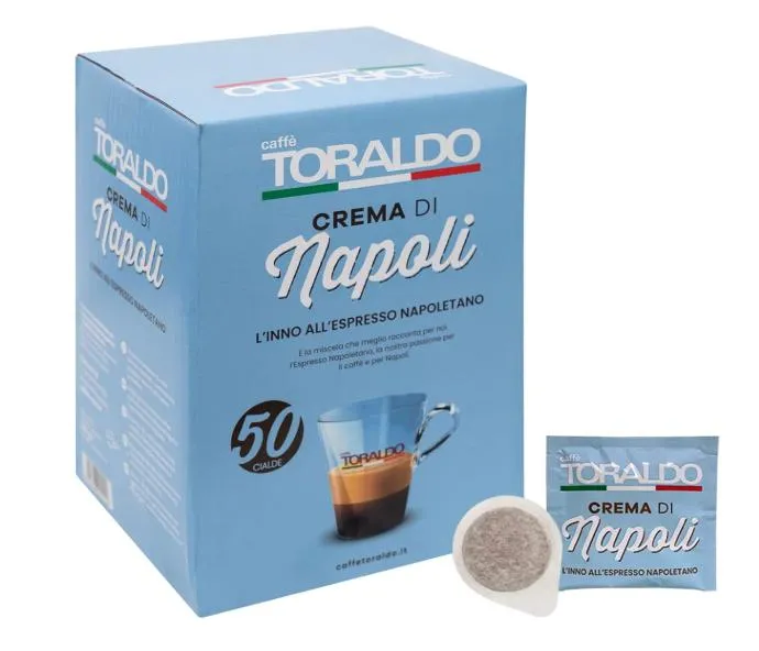 Kaffeepads Caffè Toraldo Mischung Crema di Napoli ESE 44 mm (50 Stück)