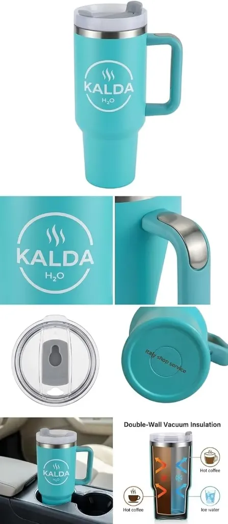 Tazza Termica con Cannuccia KALDA