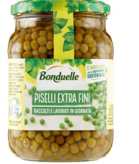 PISELLI EXTRA FINI VASO VETRO GR 530 BONDUELLE
