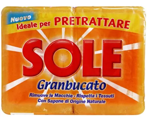 SOLE SAPONETTE GIALLO 2PZ