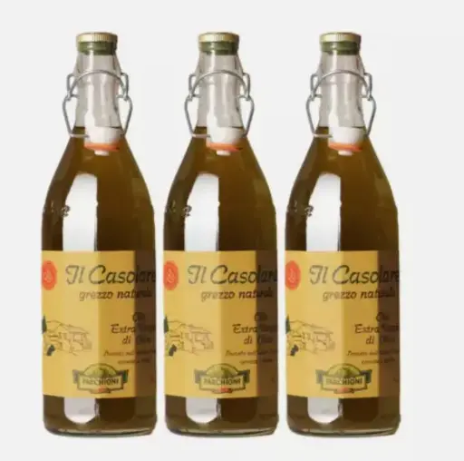 Farchioni Olio Extra Vergine Grezzo, Cold Pressed, 1000 ml (3 x 1.0 L)