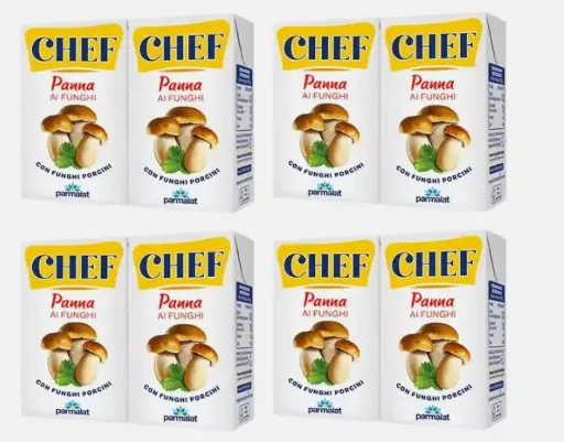 Parmalat Chef Panna Cream with Porcini Mushrooms -pack 4 x 2of 125gr