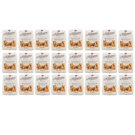 La Molisana Maccheroni N. 37 Pasta Lenta Lavorazione Pasta Made of Durum Wheat Semolina Bronze Drawing 500 g - pack of 24