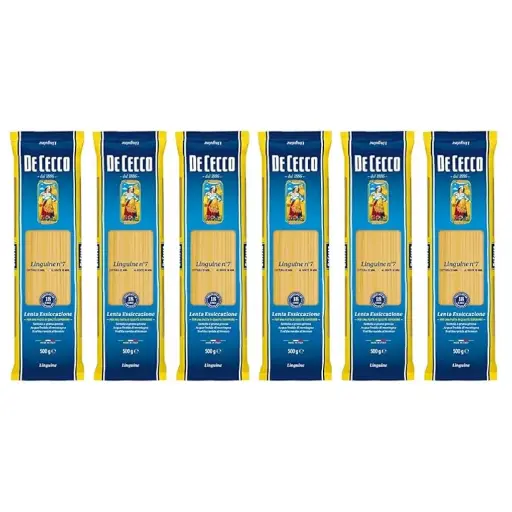 DE CECCO LINGUINE N°7 Pack of 6 (6x 500 g) SPECIALITY ITALIAN