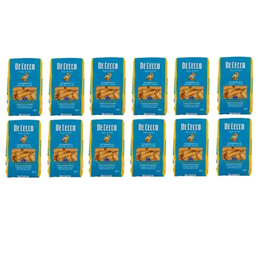 De Cecco Tortiglioni N°23, 100% Italian Pasta Pasta, 12 x 500 g
