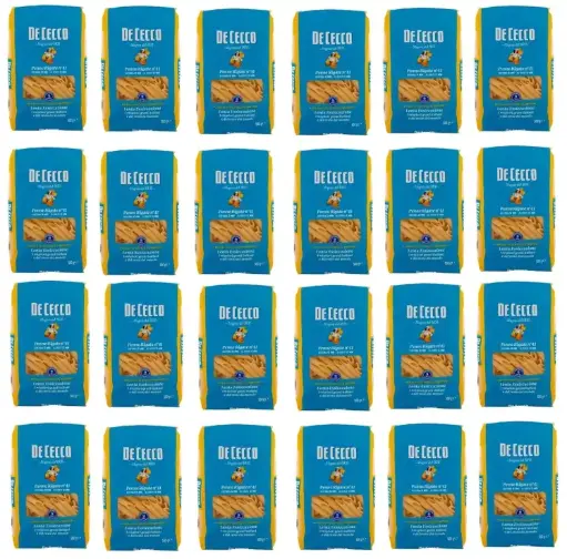  De Cecco Penne Rigate N°41, 100% Italian Pasta Pasta, 24 x 500 g 