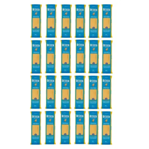  De Cecco Fettuccelle N°6 100% Italian Pasta Noodles 12 x 500 g