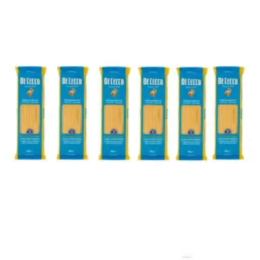 De Cecco Fettuccelle N°6 100% Italian Pasta Noodles 6 x 500 g