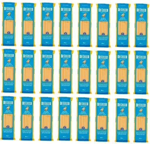  De Cecco Bucatini Piccoli N°14 100% Italian Pasta Noodles 12 x 500 g 