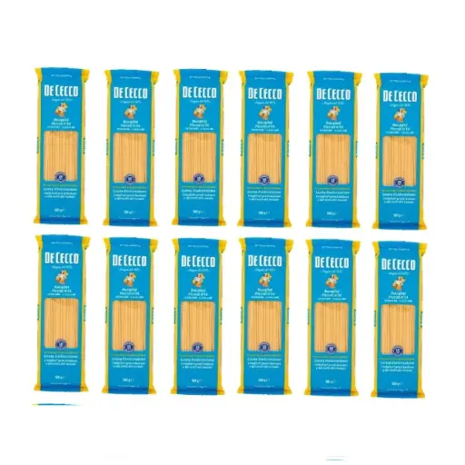 De Cecco Bucatini Piccoli N°14 100% Italian Pasta Noodles 6 x 500 g 