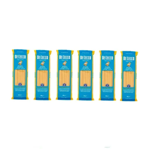 De Cecco Bucatini Piccoli N°14 100% Italian Pasta Noodles 6 x 500 g 