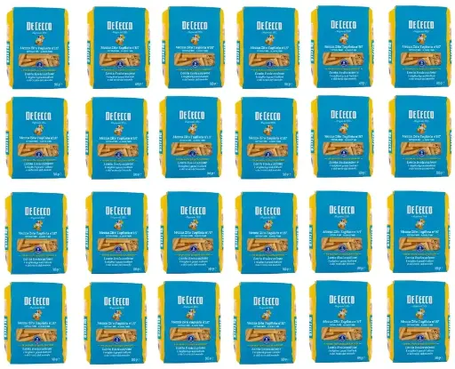  De Cecco Mezza Zita Tagliata N°117 100% Italian Pasta Noodles 24 x 500 g