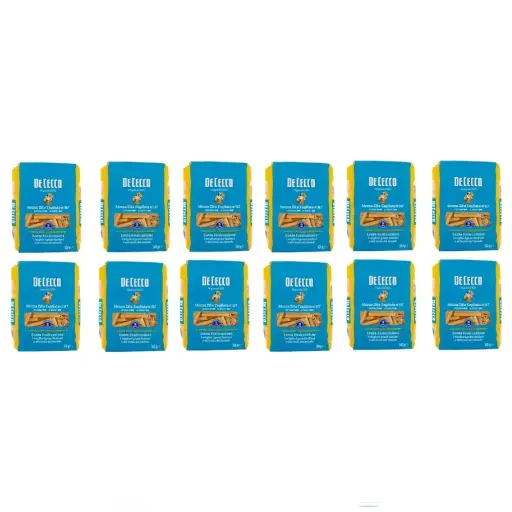  De Cecco Mezza Zita Tagliata N°117 100% Italian Pasta Noodles 12 x 500 g