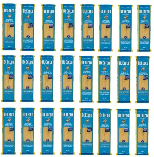  De Cecco Spaghettoni Quadrati N°413, 100% Italian Pasta,pack of 24 x 500 g