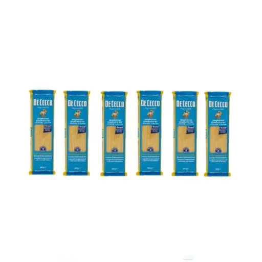  De Cecco Spaghettoni Quadrati N°413, 100% Italian Pasta,pack of 6 x 500 g