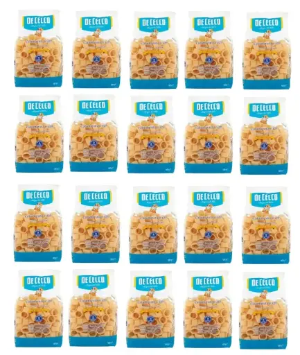  De Cecco Le Specialità Calamarata N°129, 100% Italian Pasta,pack of  20 x 500 g