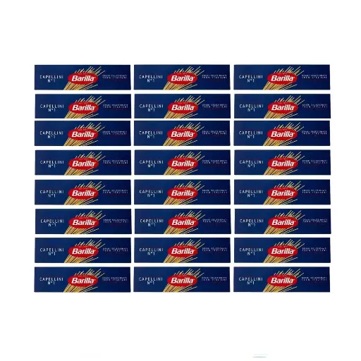 Pasta Barilla Capellini No. 1 Italian Noodles 500 g Pack of 24 spaghetti