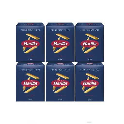 Barilla Pasta Classic Penne Rigate n.73 – High-Quality Durum Wheat Pasta, Always Al Dente, 500g Pack, Pack of 6 – Authentic Italian Pasta, Imported from italy