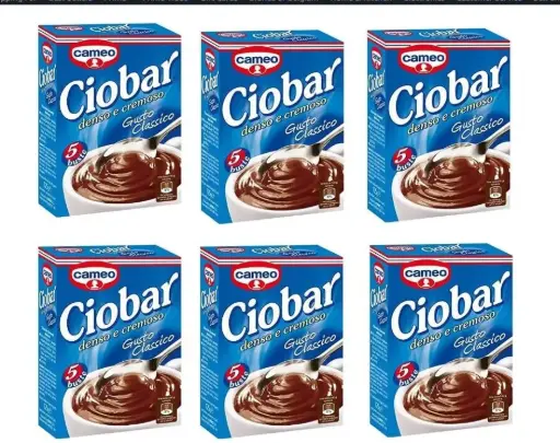 6 x Cameo Ciobar Gusto Classico Soluble Hot Chocolate Instant Chocolate 125 g