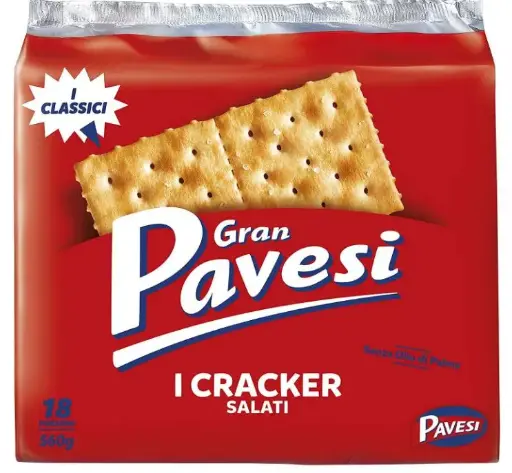 12x Gran Pavesi Crackers salati Salzgebäck gesalzen 560g kekse gebäck